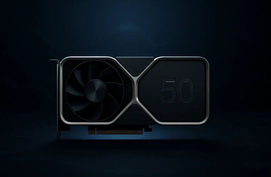 "Next-Gen NVIDIA RTX 50 Series Graphics Card Concept"