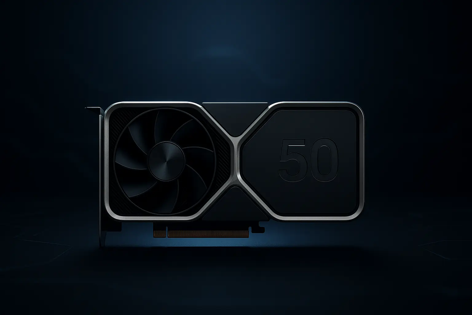 "Next-Gen NVIDIA RTX 50 Series Graphics Card Concept"